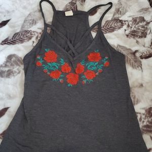 Gray tank top